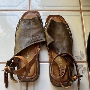New w no tags A.S. 98 high end sandals